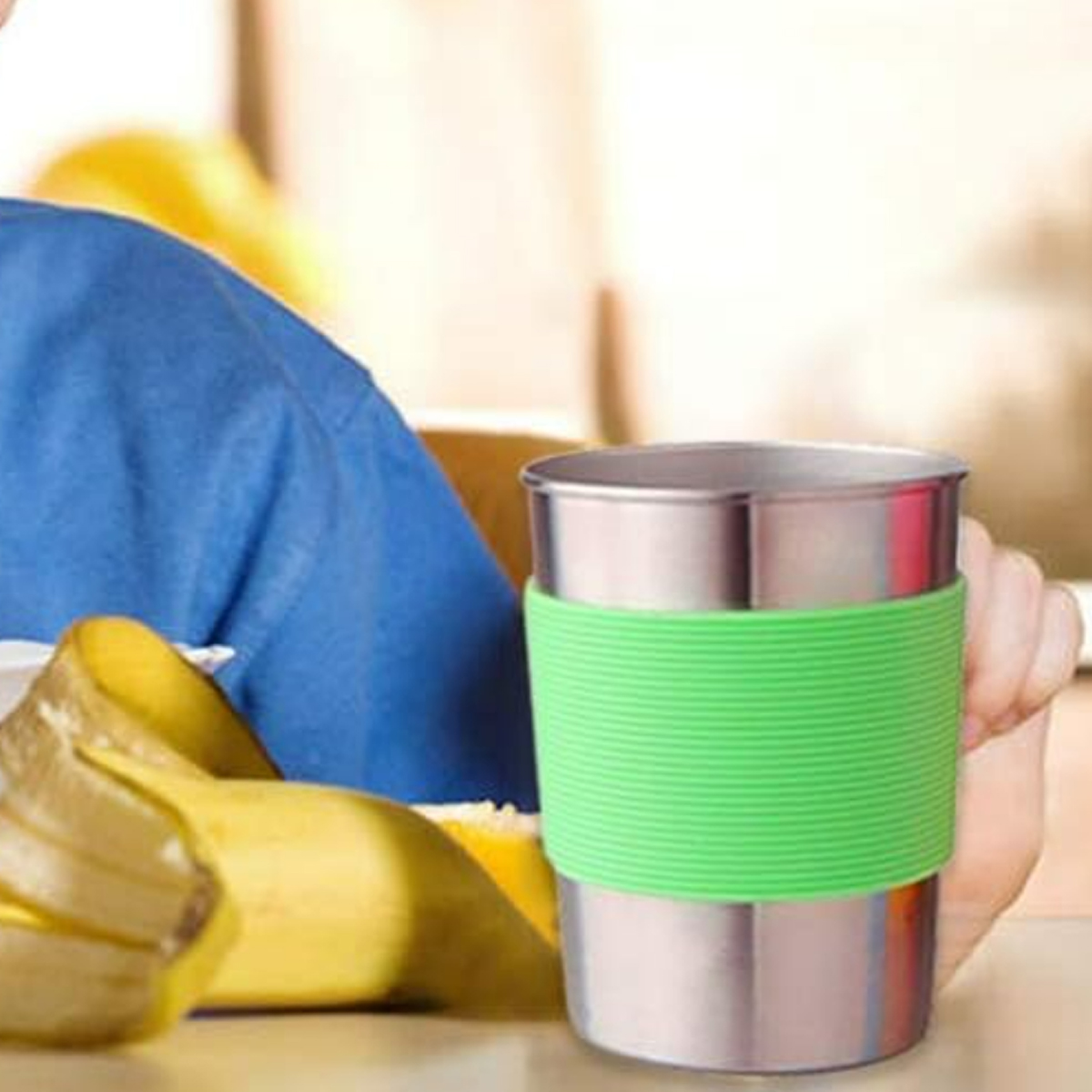 17Oz. Stainless Steel Tumbler with Reusable Straw 2