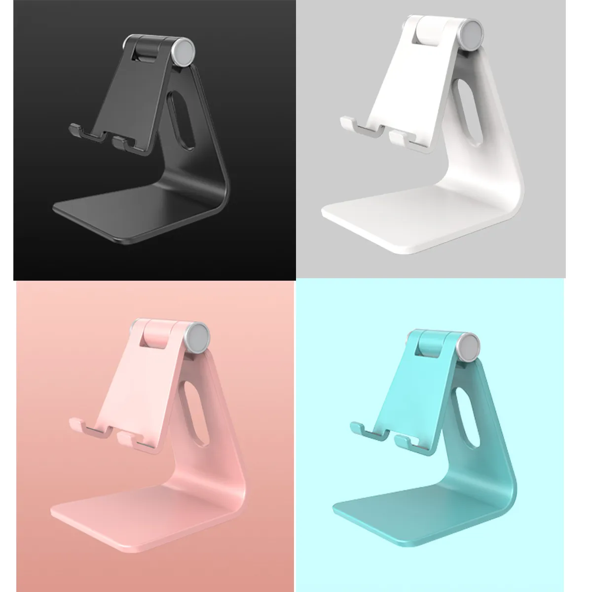 Mini Portable Anti-Slip Desk Adjustable Cell Phone Stand 5