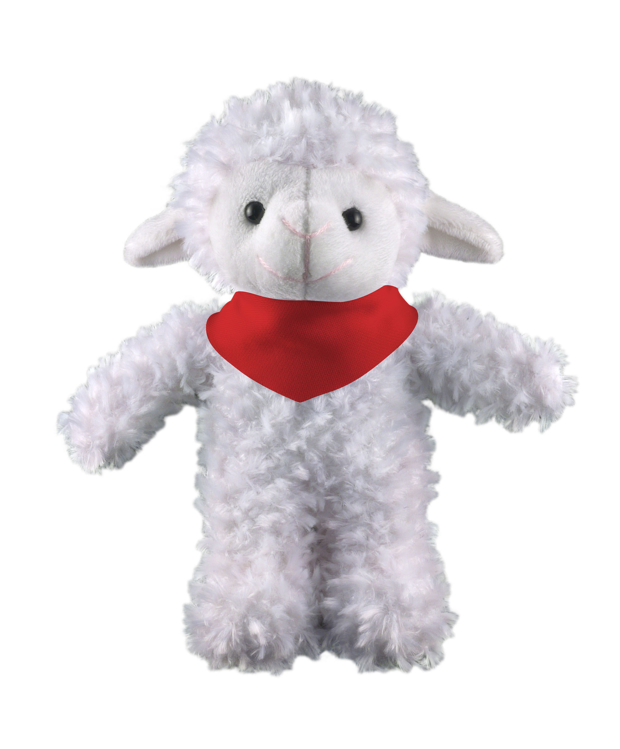 Soft Plush Stuffed Sheep with Bandana 3