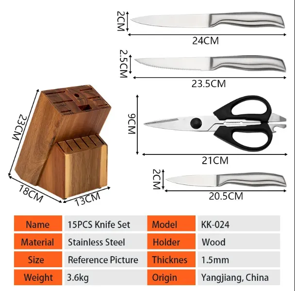 Multifunctional Knife Sets (15 pcs) 2