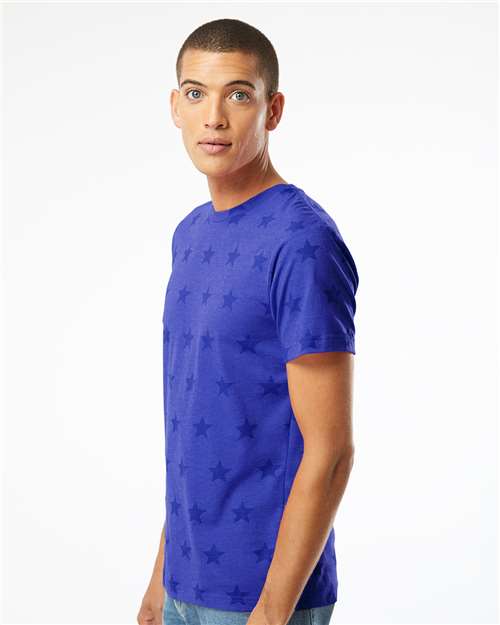 Unisex Star Print Tee - 3929 7