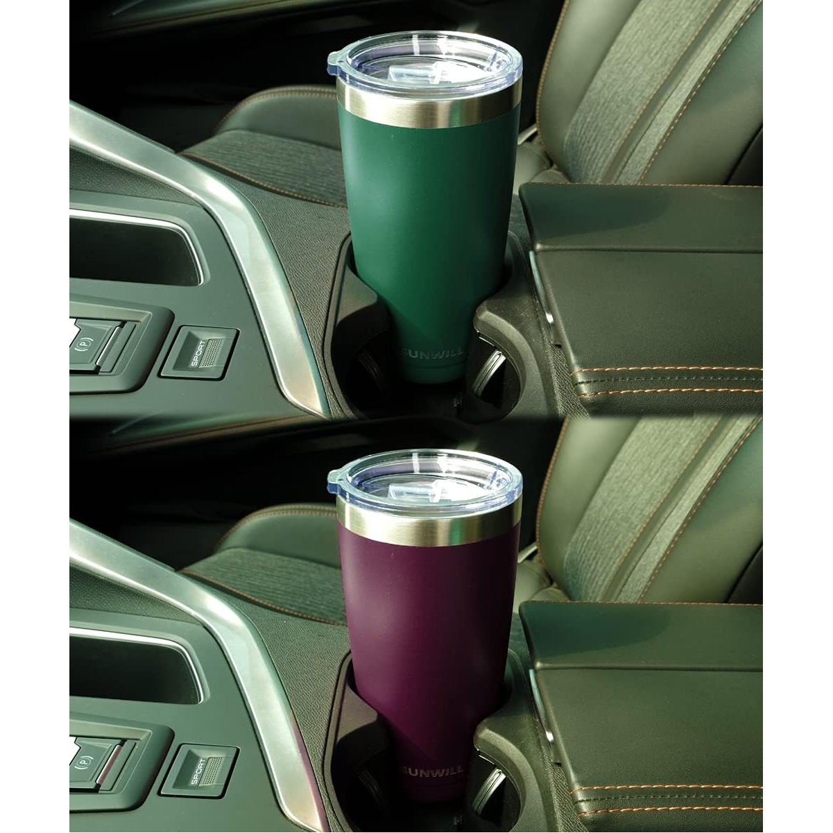 Insulated Travel Tumblers 20 Oz Stainless Steel Tumbler Cup with Lid and Straw Powder Coffee Mug 5
