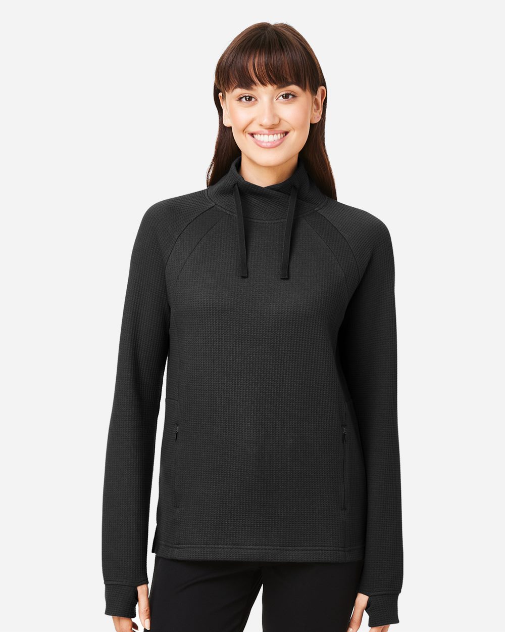 Women's Rhythm Waffle Cross-Neck Pullover - NE200W 23