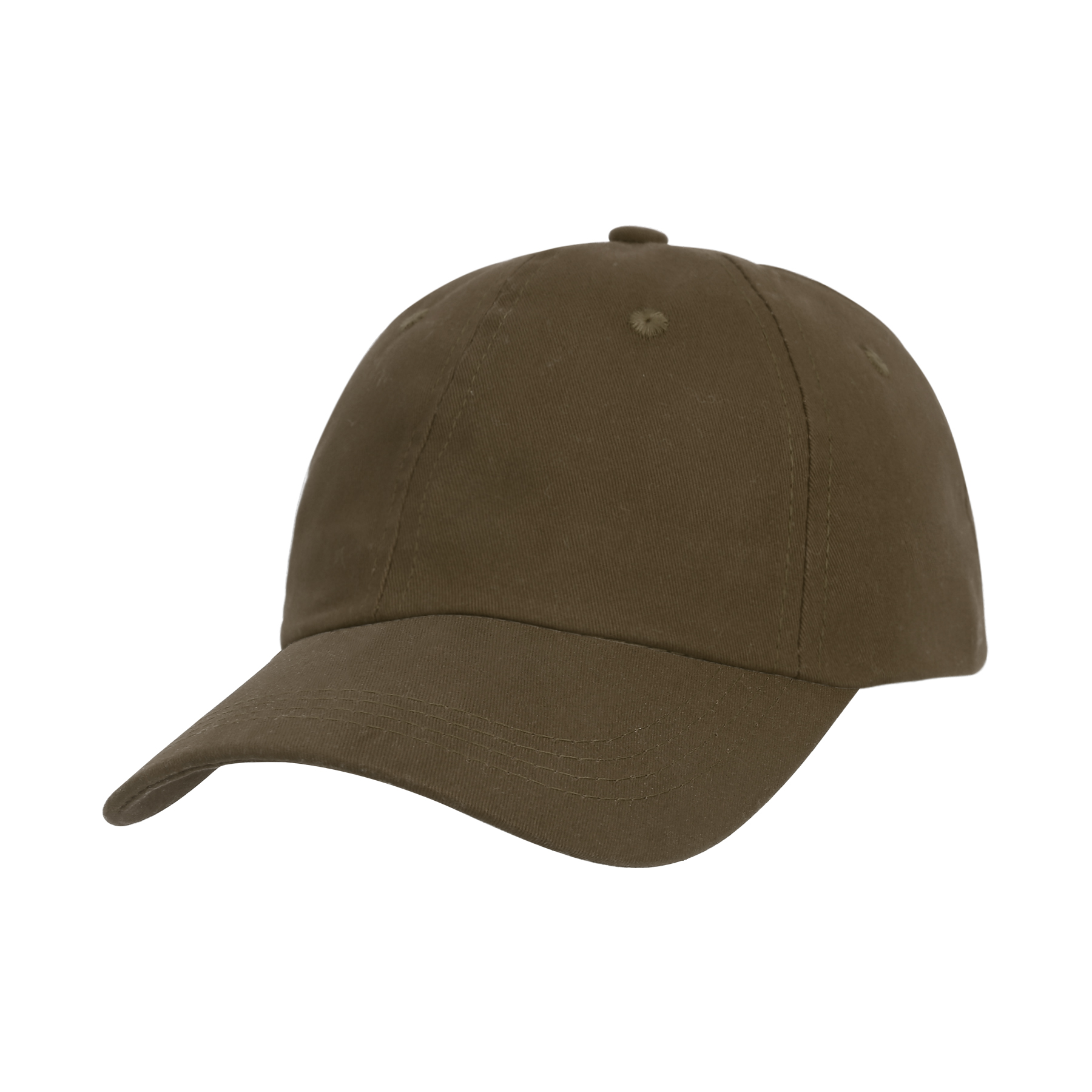 6 Panel Low Profile Unstructured Cotton Twill Baseball Cap 5