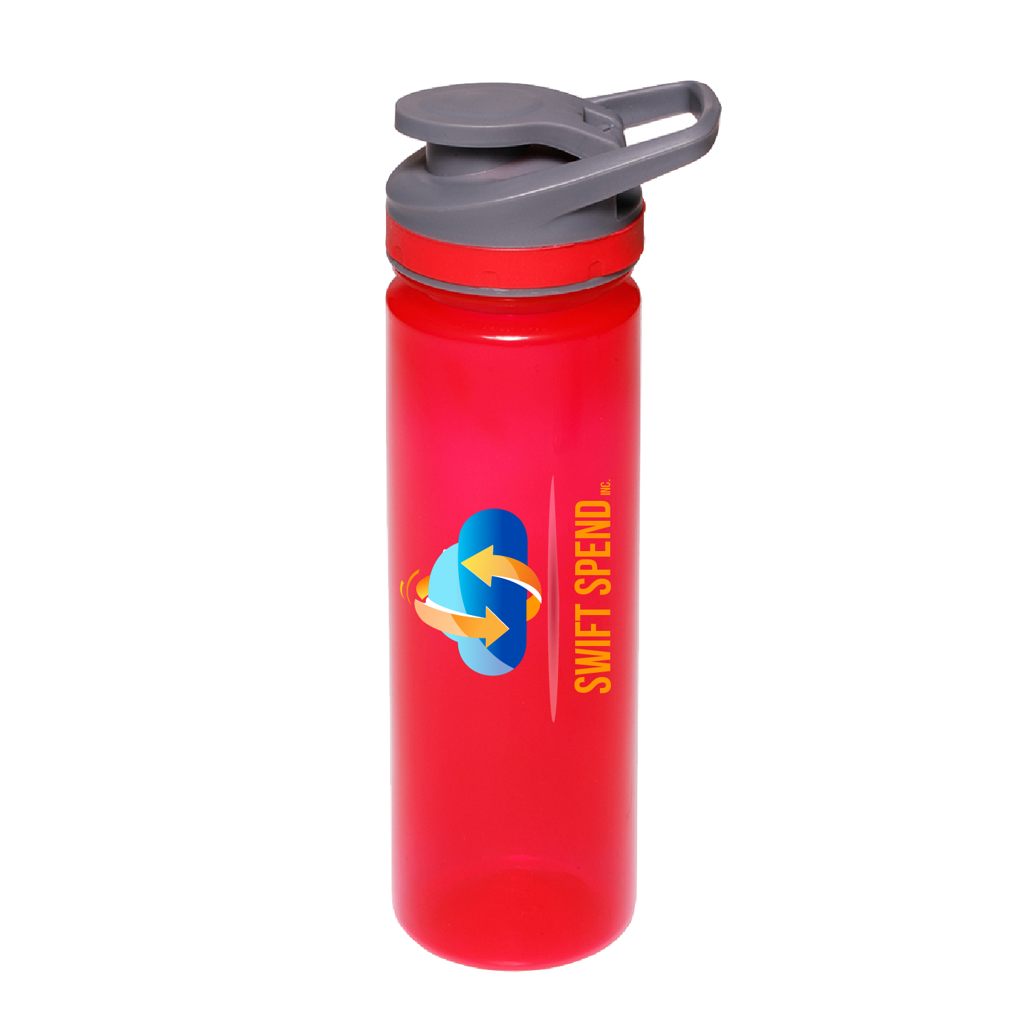 22 oz. Ebro Plastic Sports Water Bottle (Full Color Imprint) 12