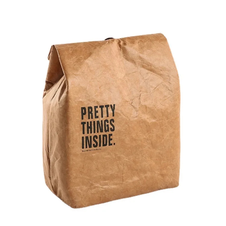 Reusable Freezable Brown Paper Lunch Bag 4