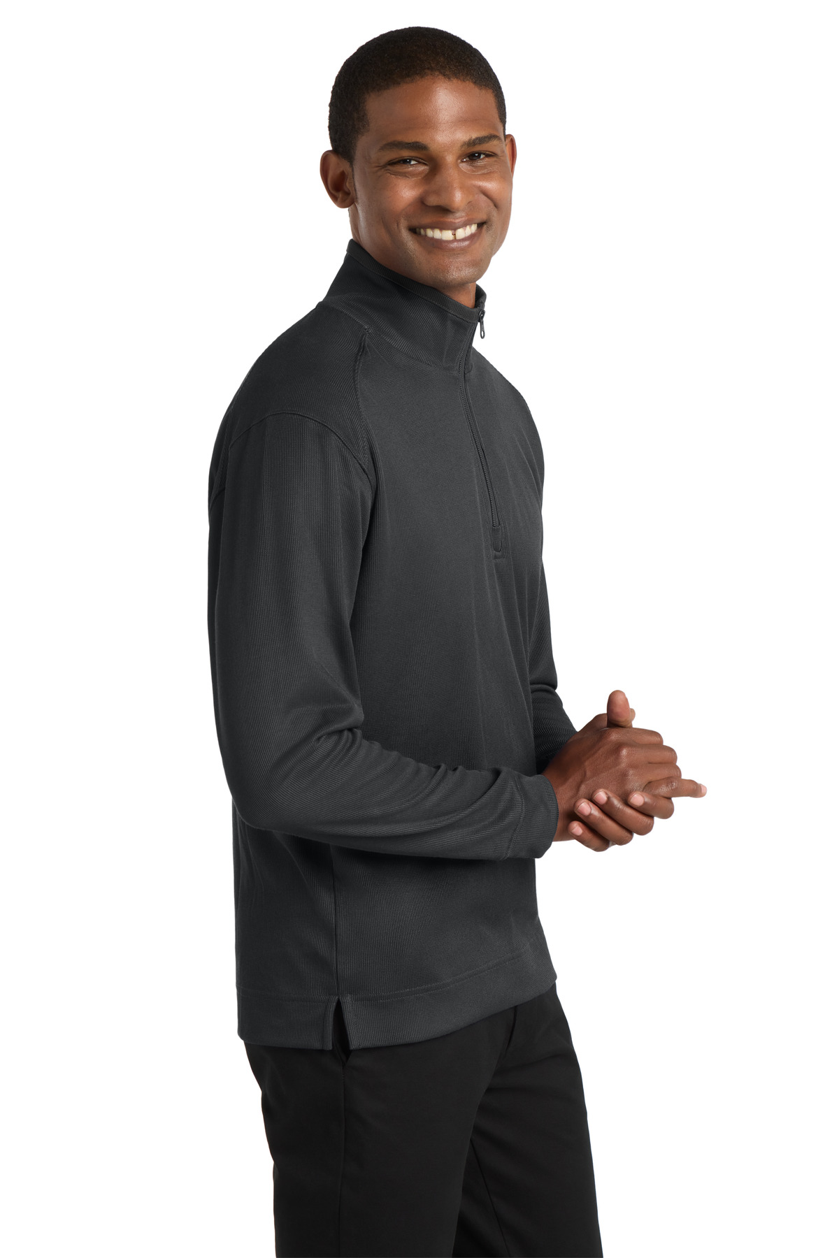 Port Authority Vertical Texture 1/4-Zip Pullover. K805 3
