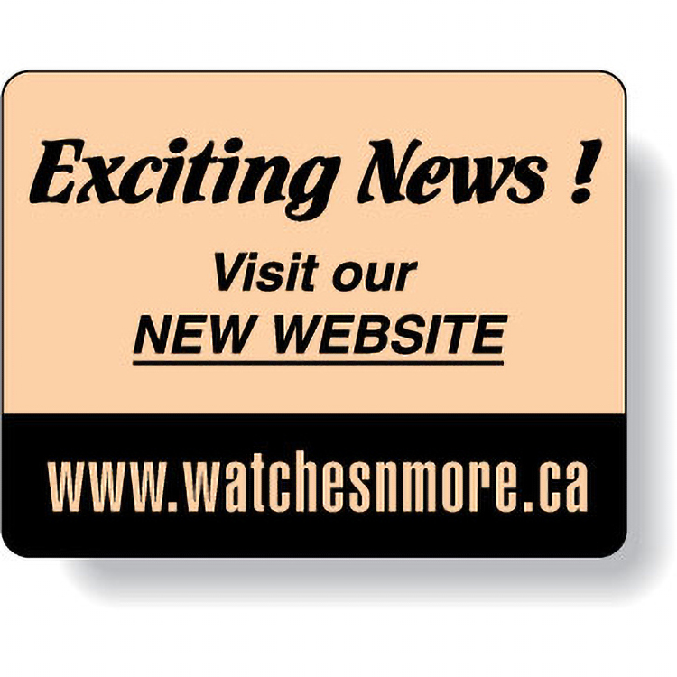 Fluorescent Orange Flexo-Printed Stock Rectangle Roll Labels (1.75"x2.25")