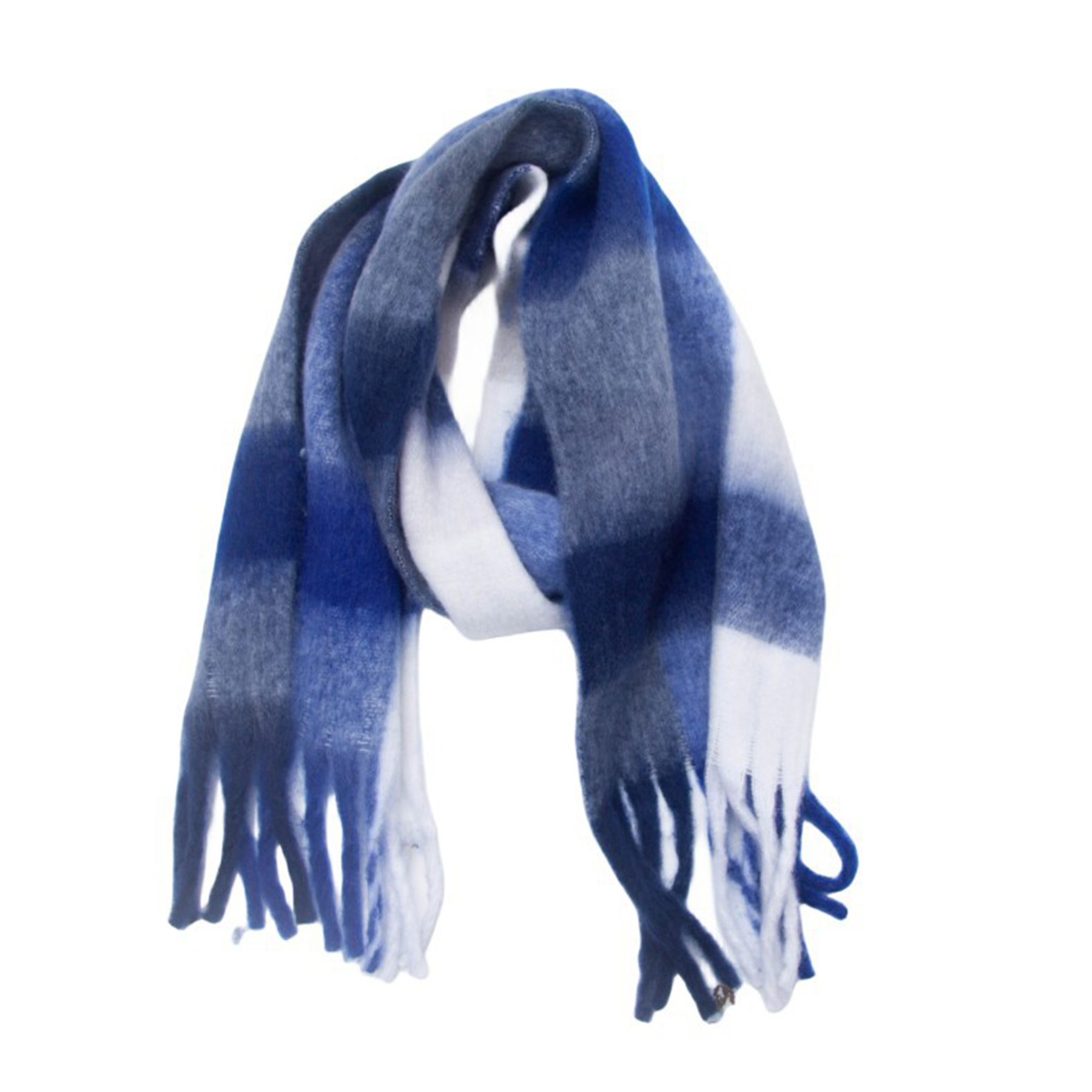Big Coloured Checked Winter Warm Wrap Scarf 15