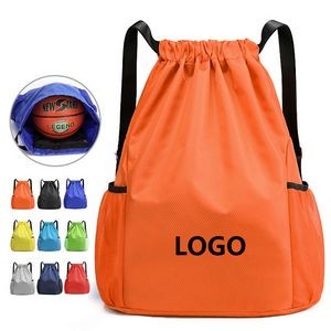 Drawstring Backpack Water Resistant String Bag 7