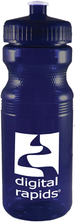 24 oz Eco-Polyclear Bike Bottle - PET Plastic - USA Made 6