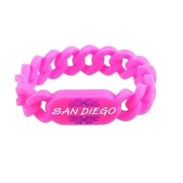 Silicone Twist Bracelet Wristband 3