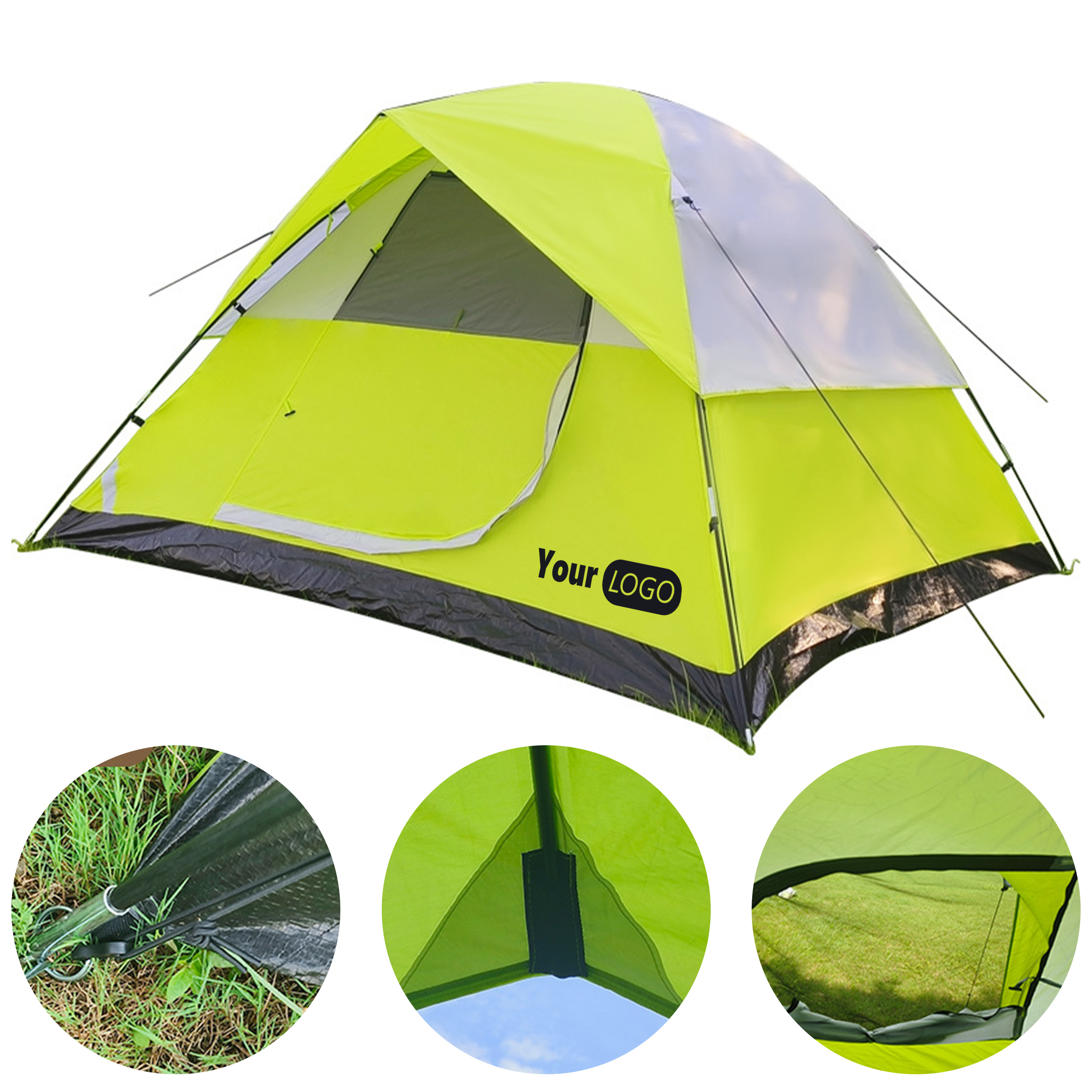 Polyester Portable Folding Camping Tent 2