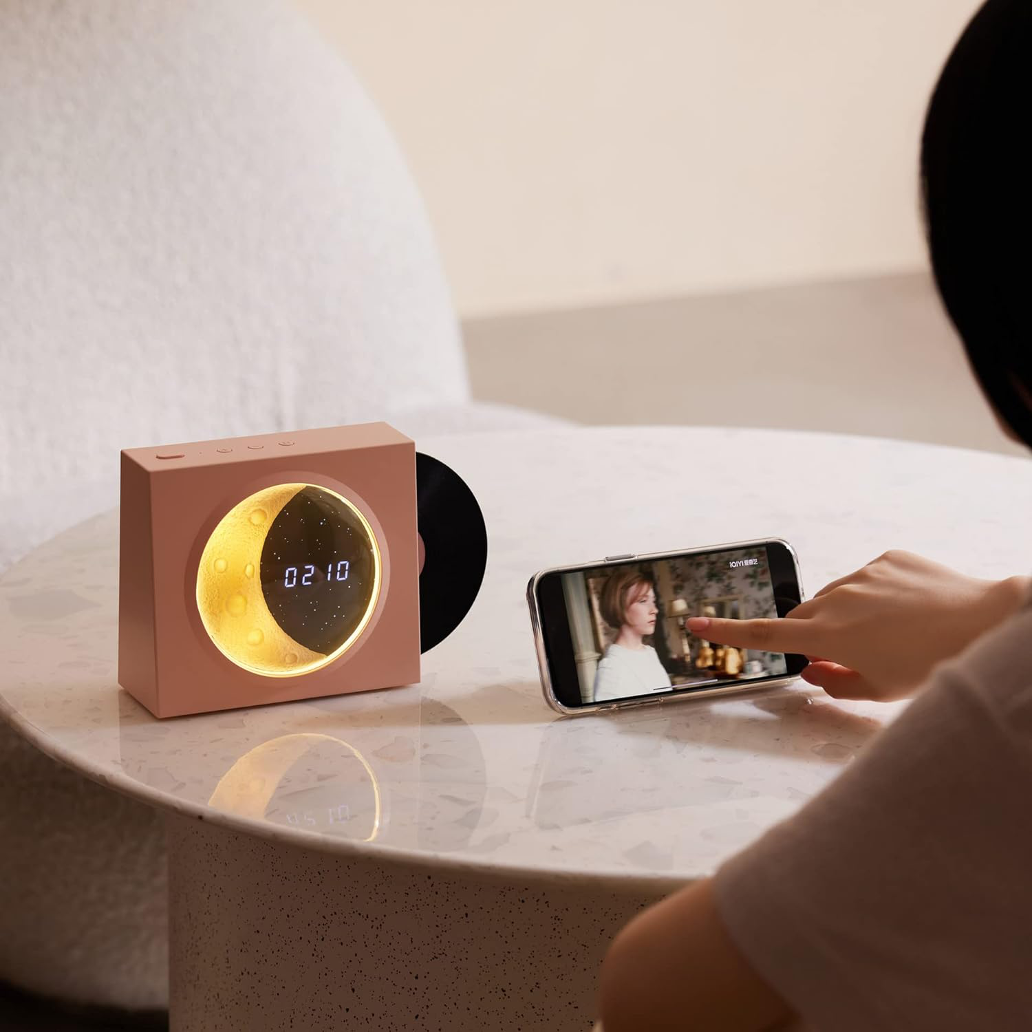 Portable Record Shaped Speaker Bluetooth 5