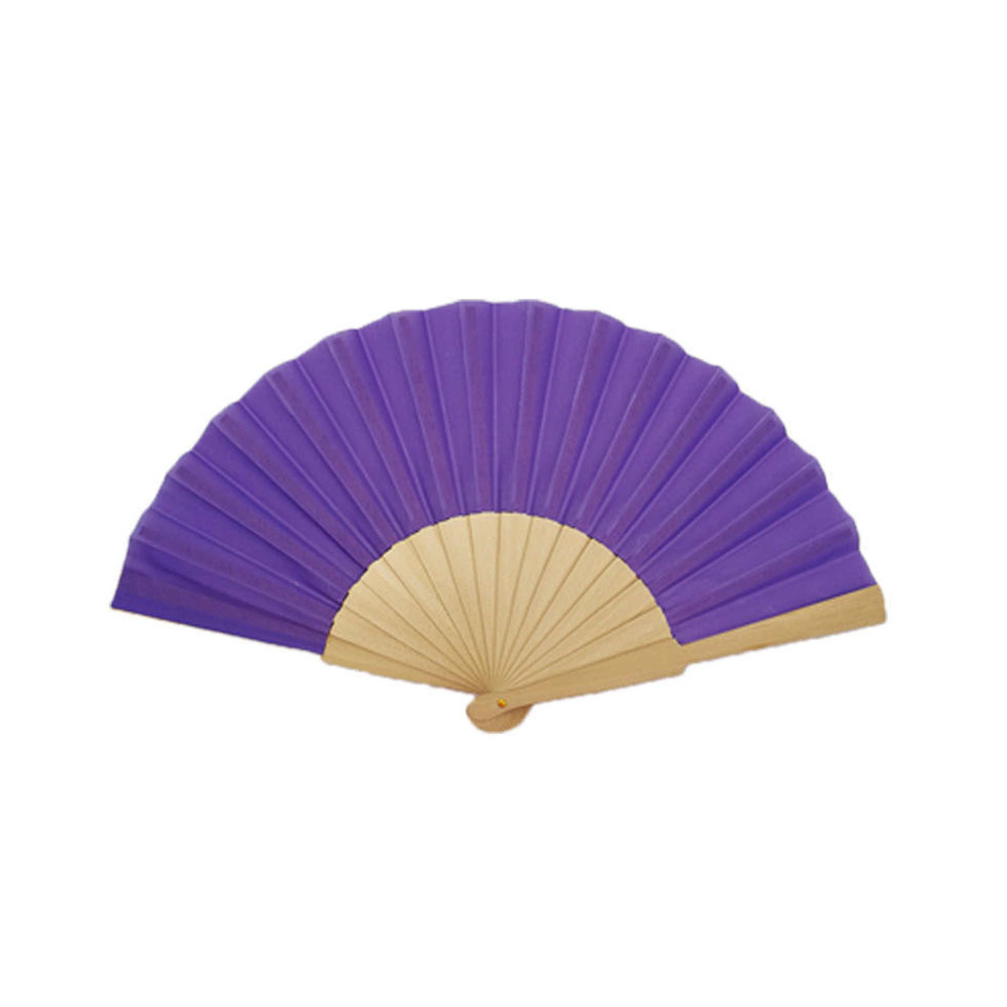 Full Color Bamboo Paper Folding Hand Fan 15 x 8.25" 7
