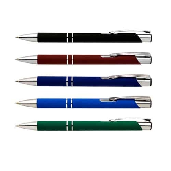 Promotional Soft Rubberized Paragon Metal Pen 8