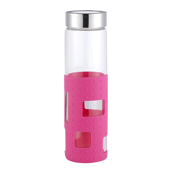 20 oz Silicone Rectangle Cutout Bottle 2