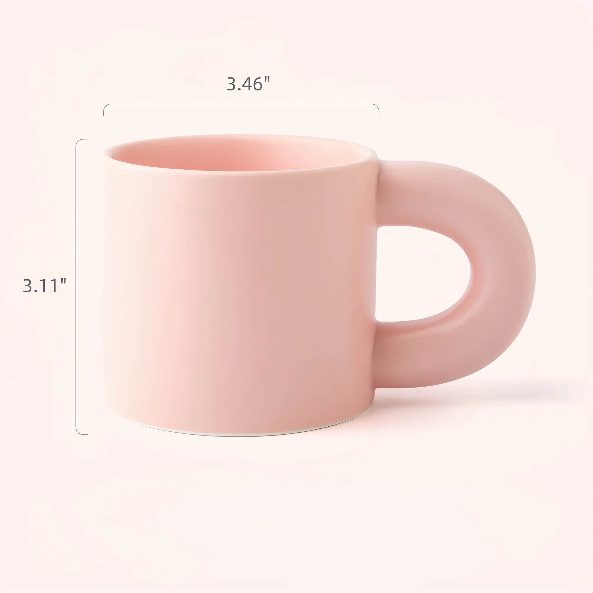 Large Ceramic Mug With Chunky Handle 2