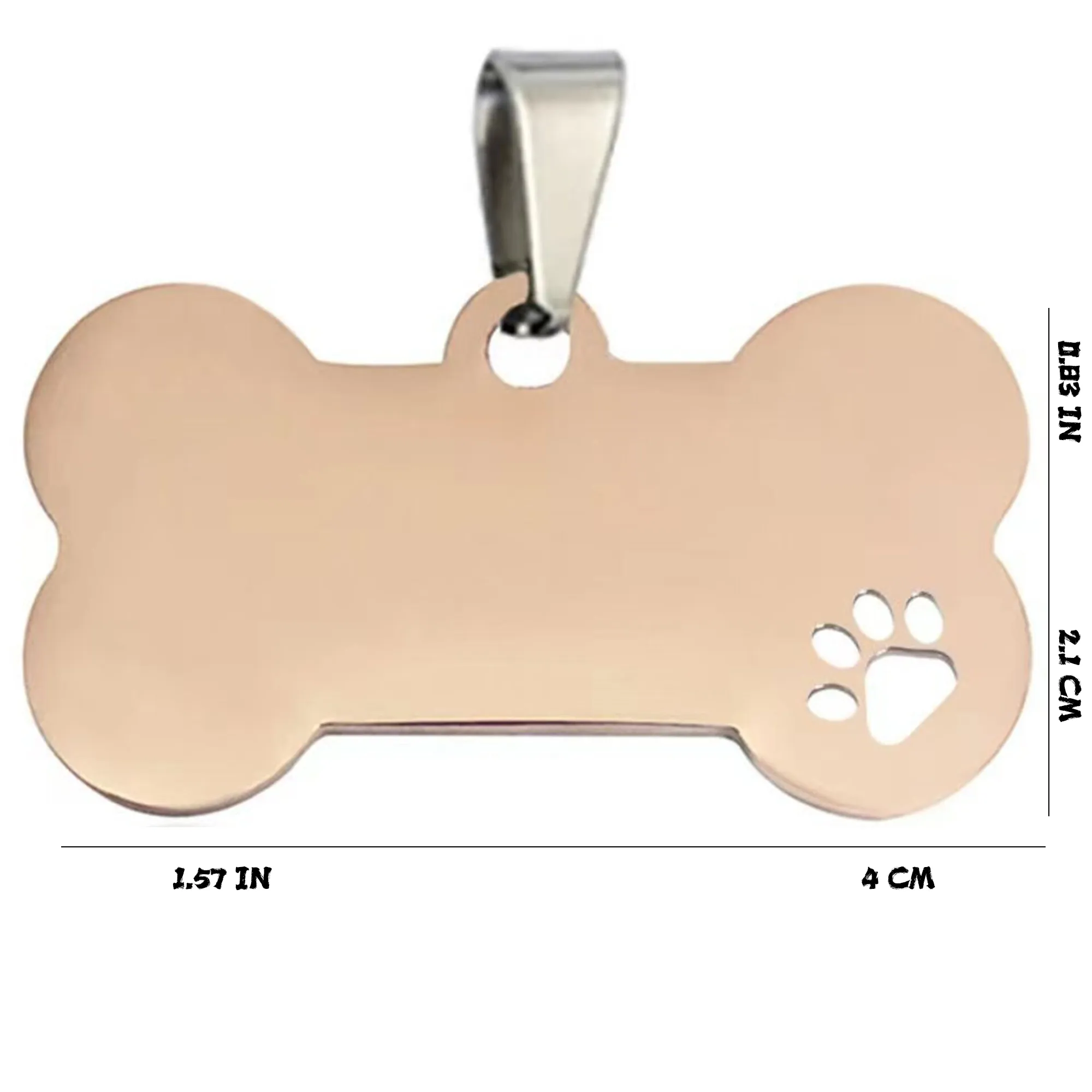 Stainless Steel Pet ID Tag 4