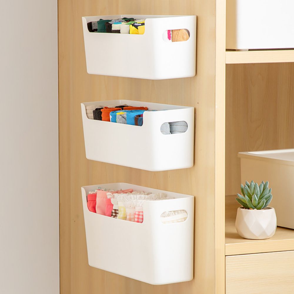 Wall-Mounted No-Drill Storage Box 3