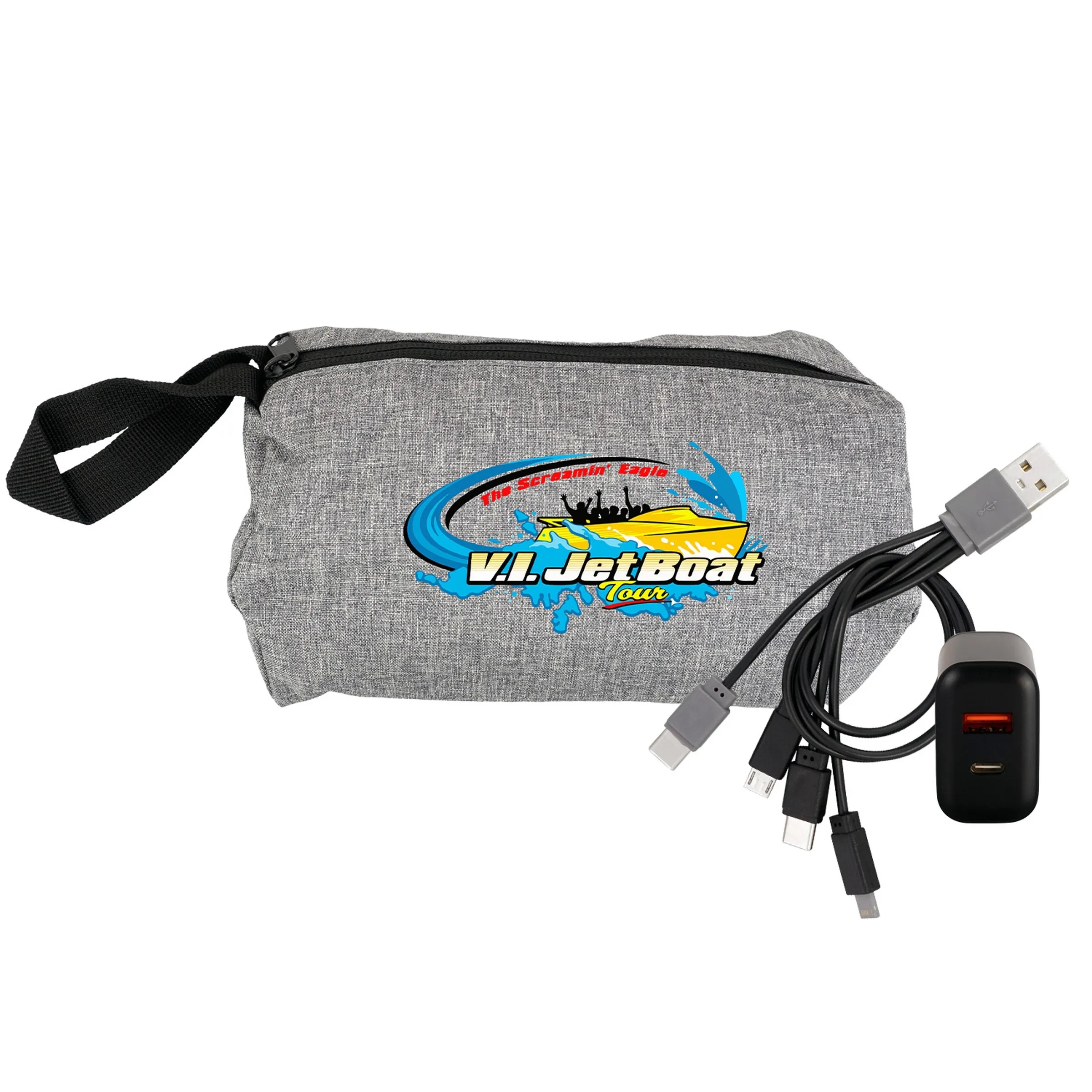 Recycled Travel Pouch Fast Charger Set 9