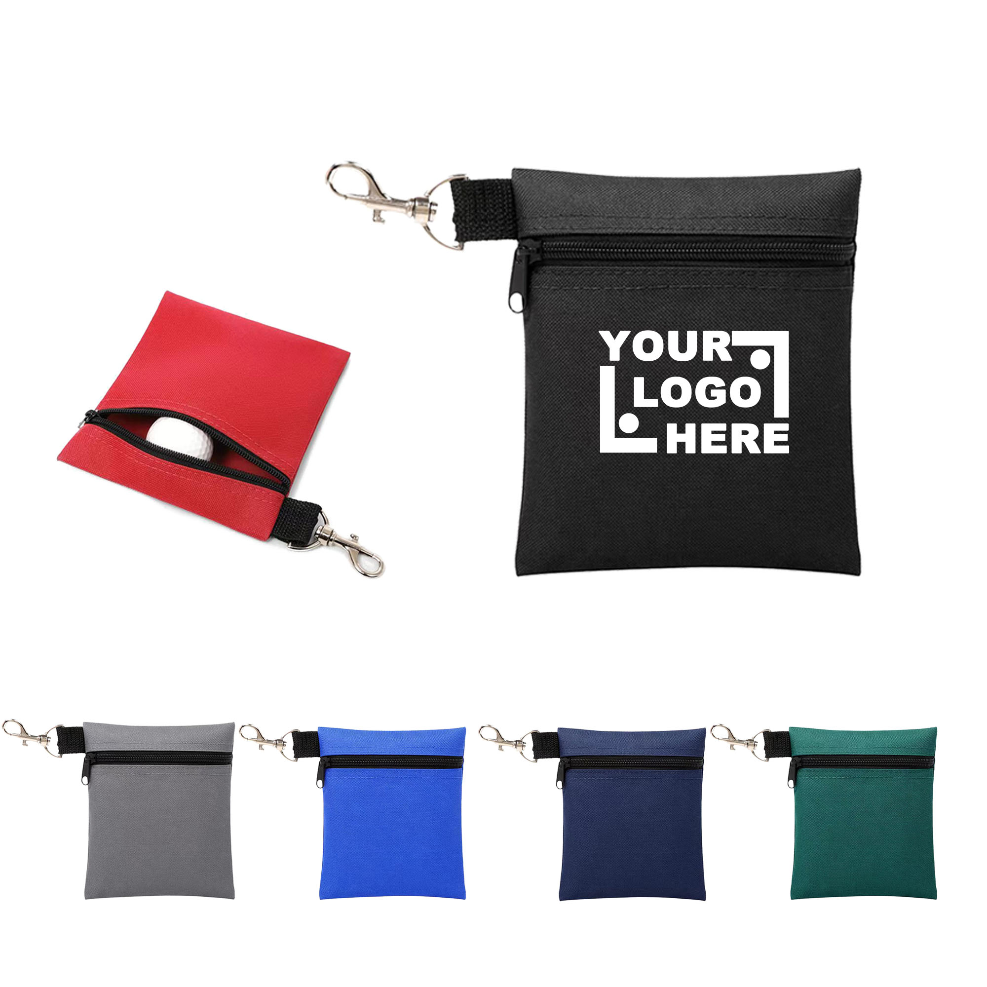 Branded On-Course Golf Essentials Pouch 3