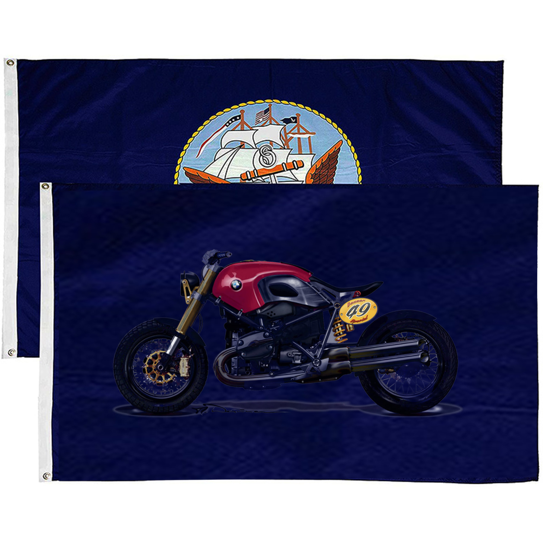 Full Color Large Polyester Flag 2