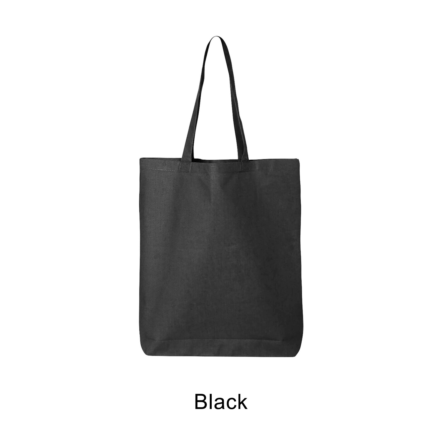 6 oz. 100% Cotton Canvas Tote Bag w/Bottom Gusset 3