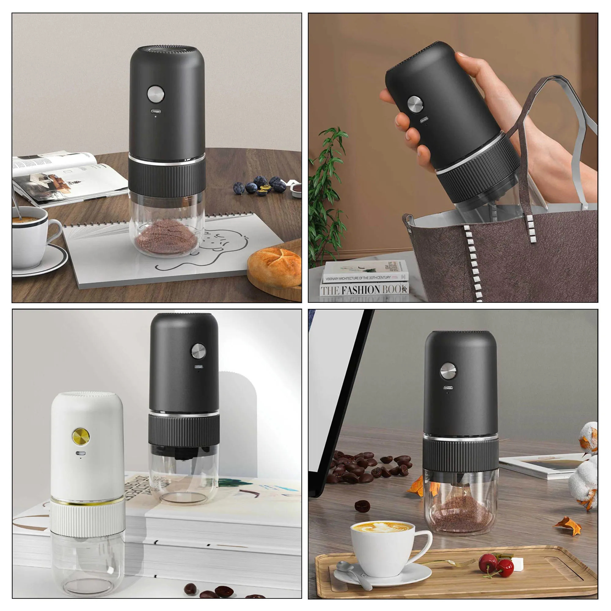 Household Small Electric Coffee Bean Grinder 6