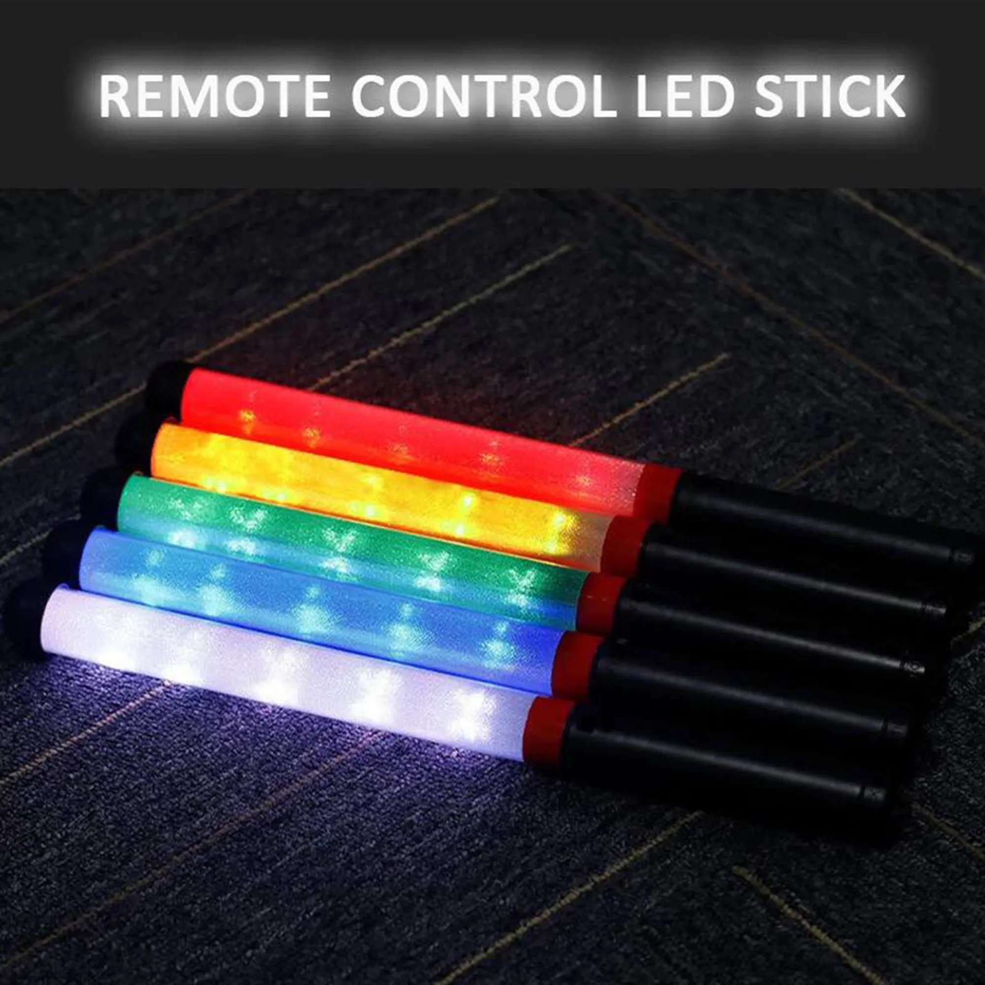 LED Light Up Cheer Sticks 14.3" L x 1.1" Diameter 4
