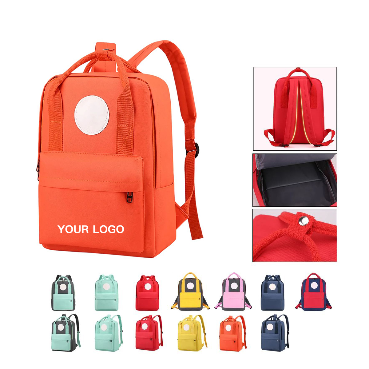 School Bag with Adjustable Straps and Padded Back 10