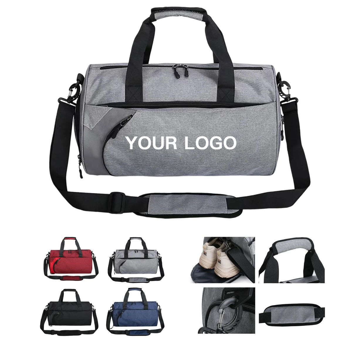 Durable Fitness Duffle Bag with Spacious Interior 6