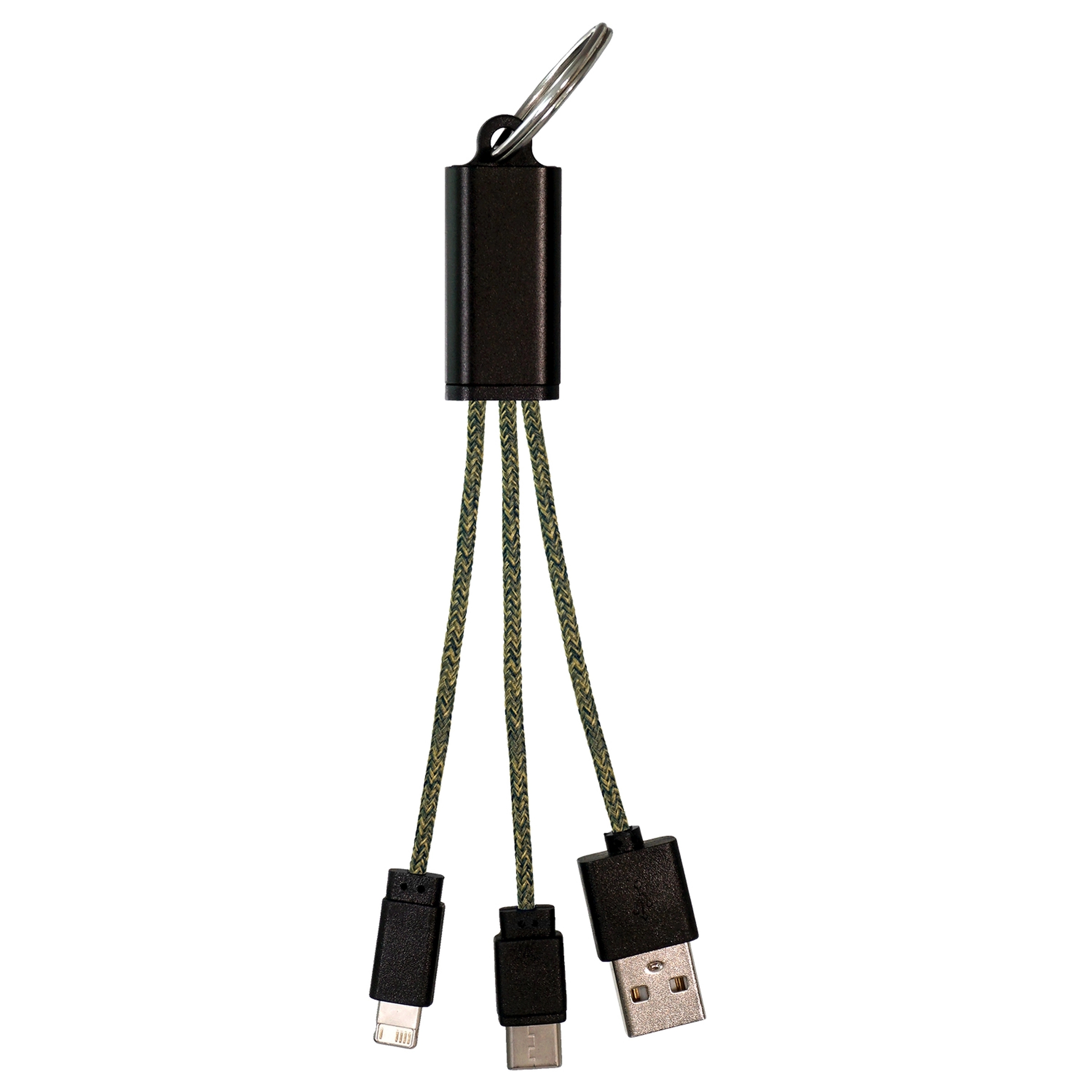 Ridge 3-in-1 Charging Cable Keychain 5