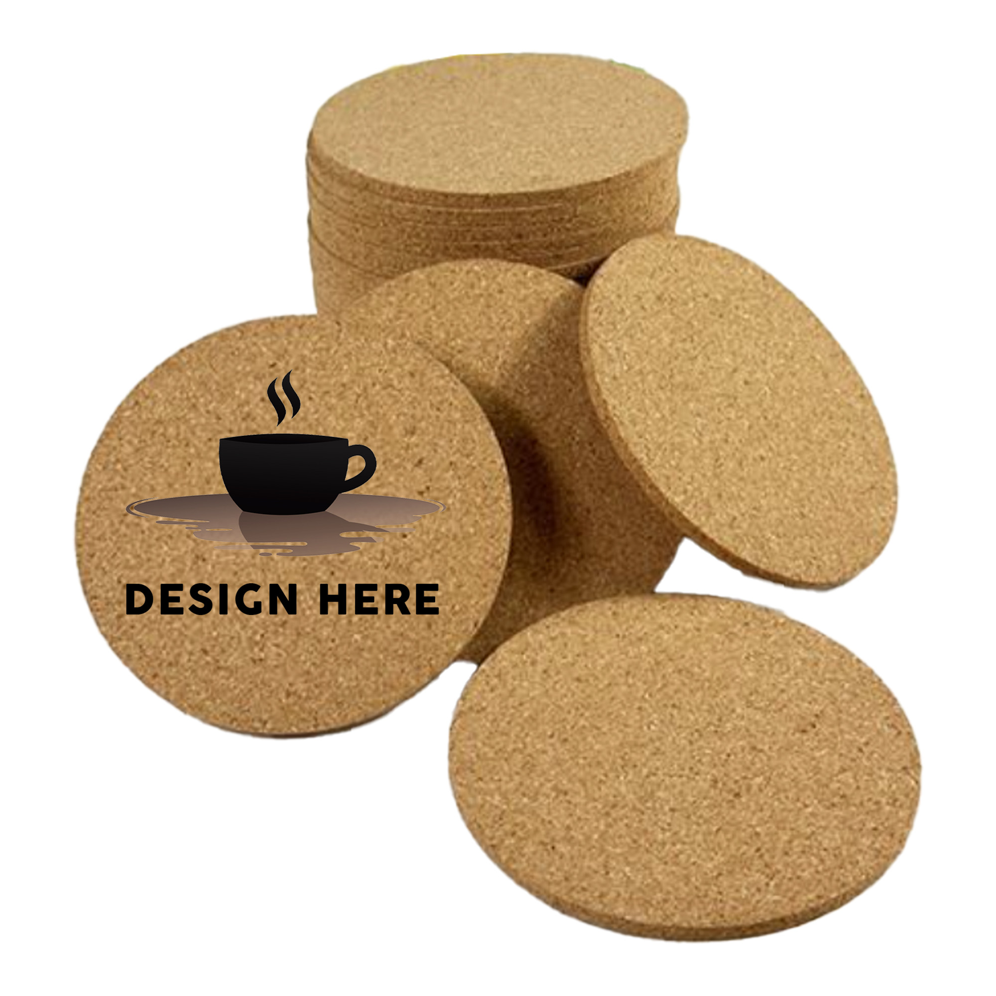 Customizable Eco-Friendly Cork Coaster 3
