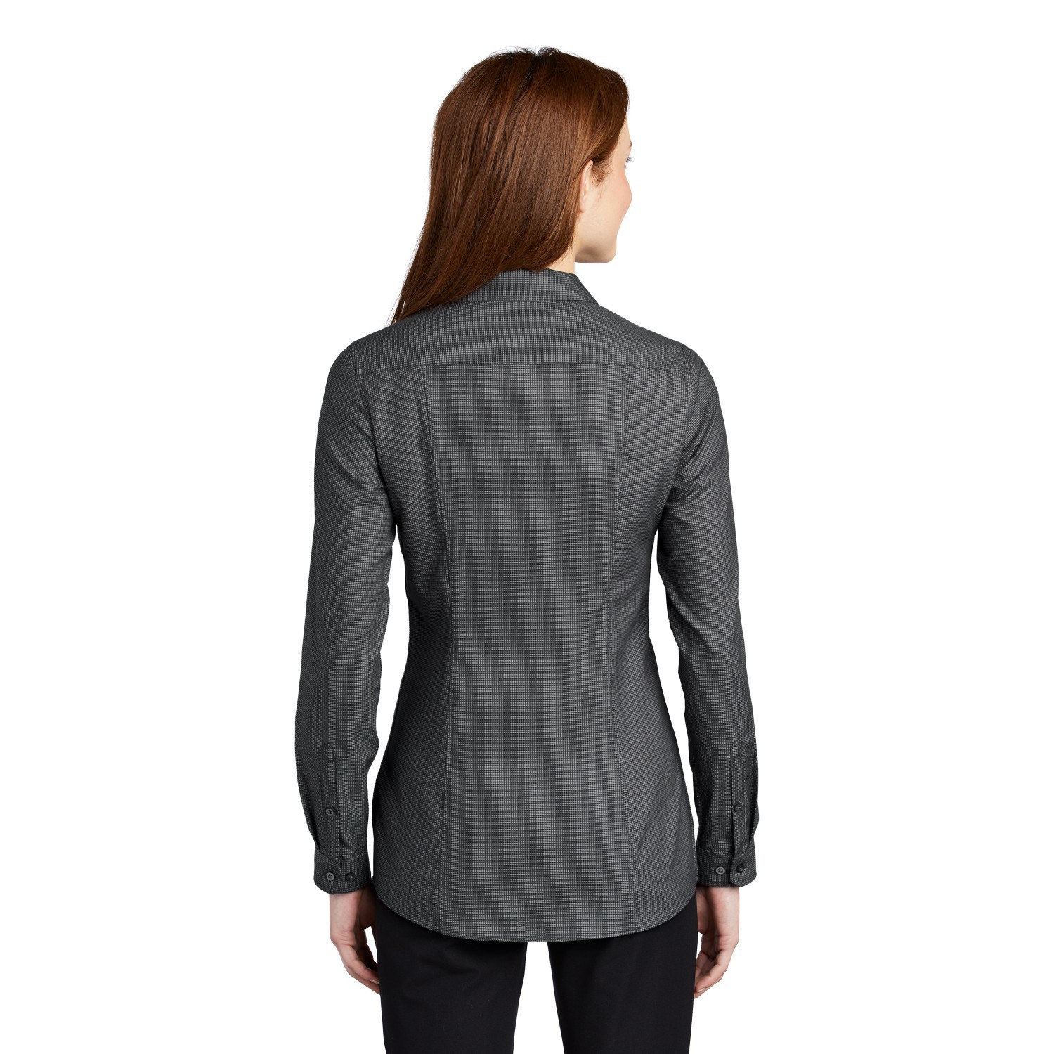 Port Authority Ladies Pincheck Easy Care Shirt 3.4 oz Custom 5