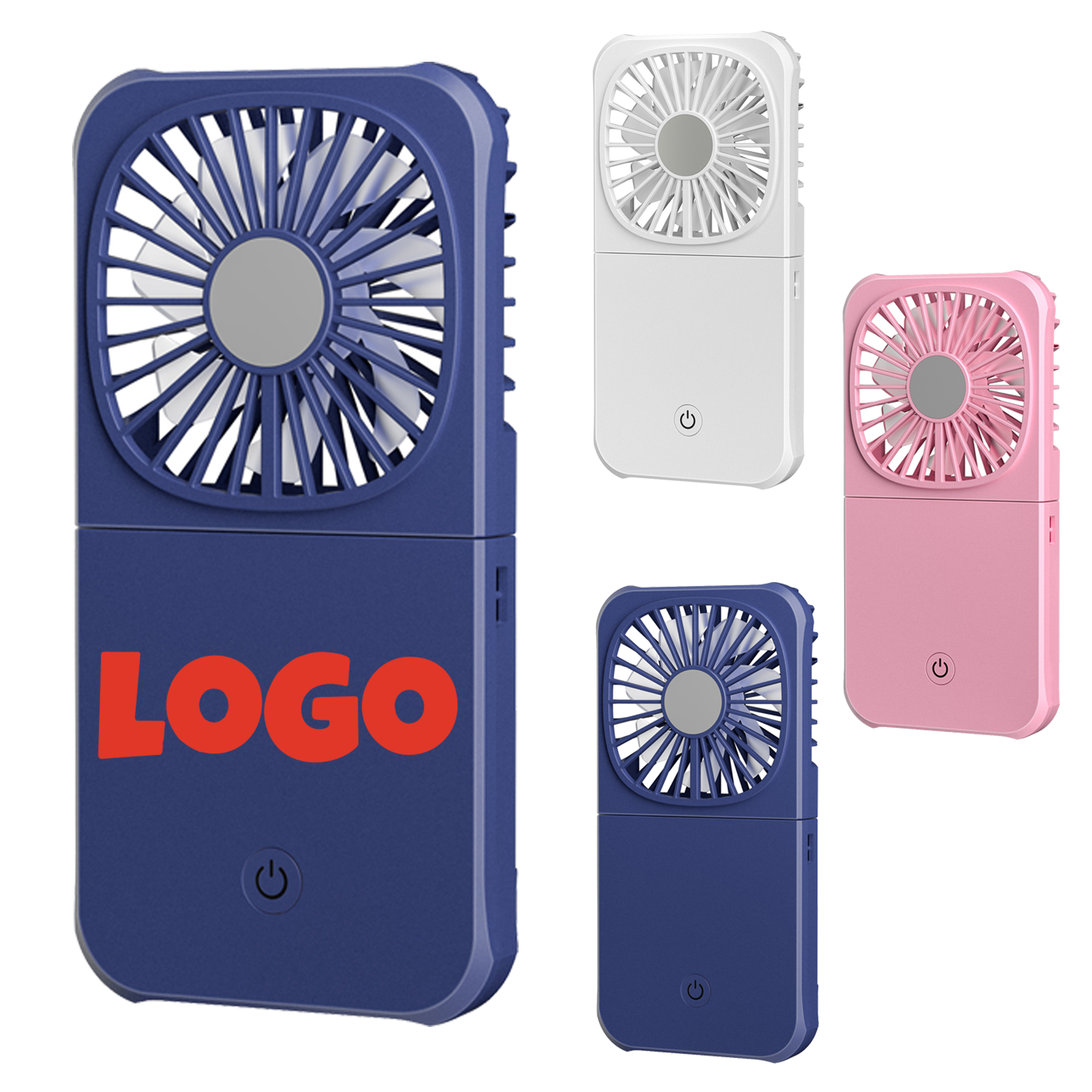 Handheld/Hanging Neck Mini Fan With Portable Power Bank 2