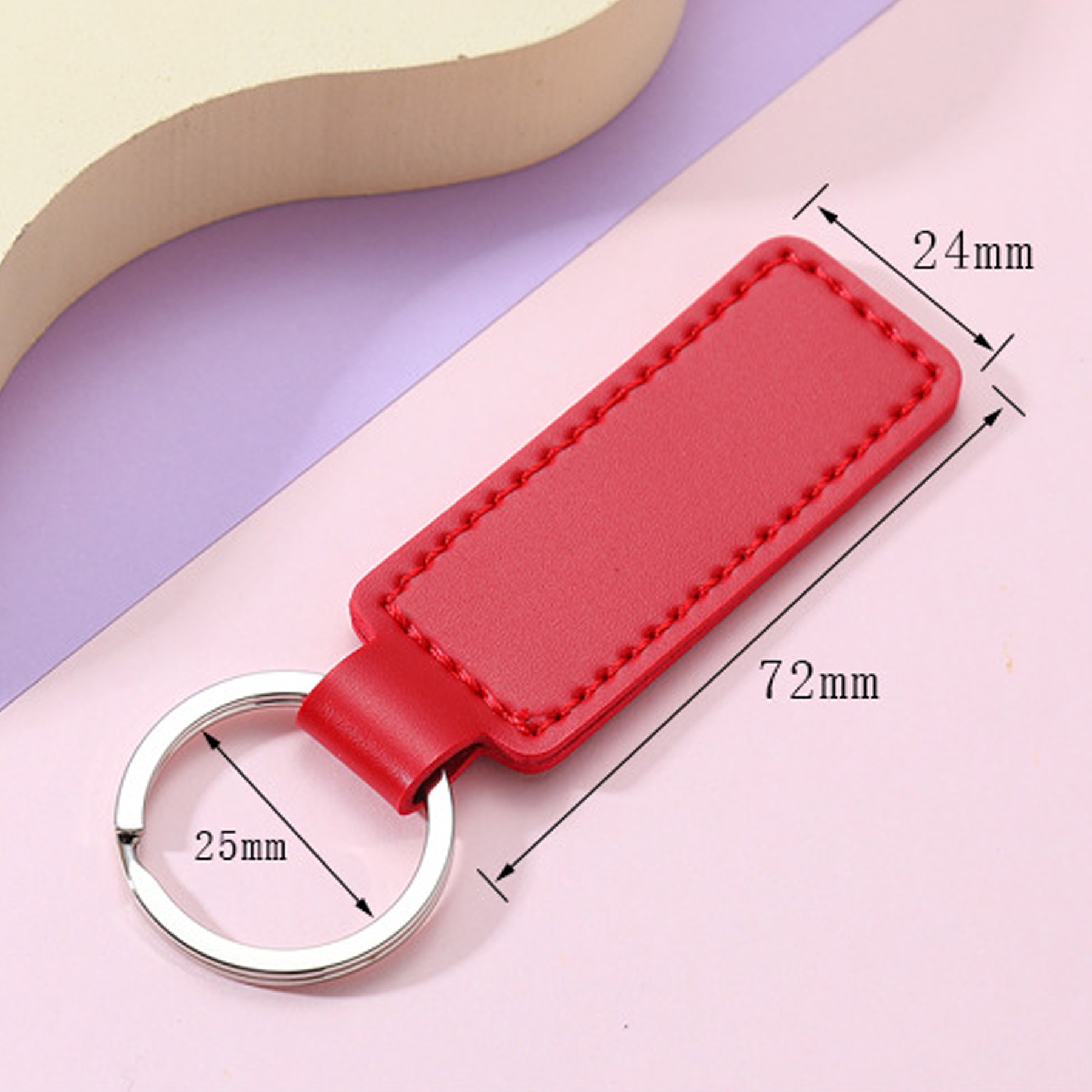 Pu Leather Key Chain 2