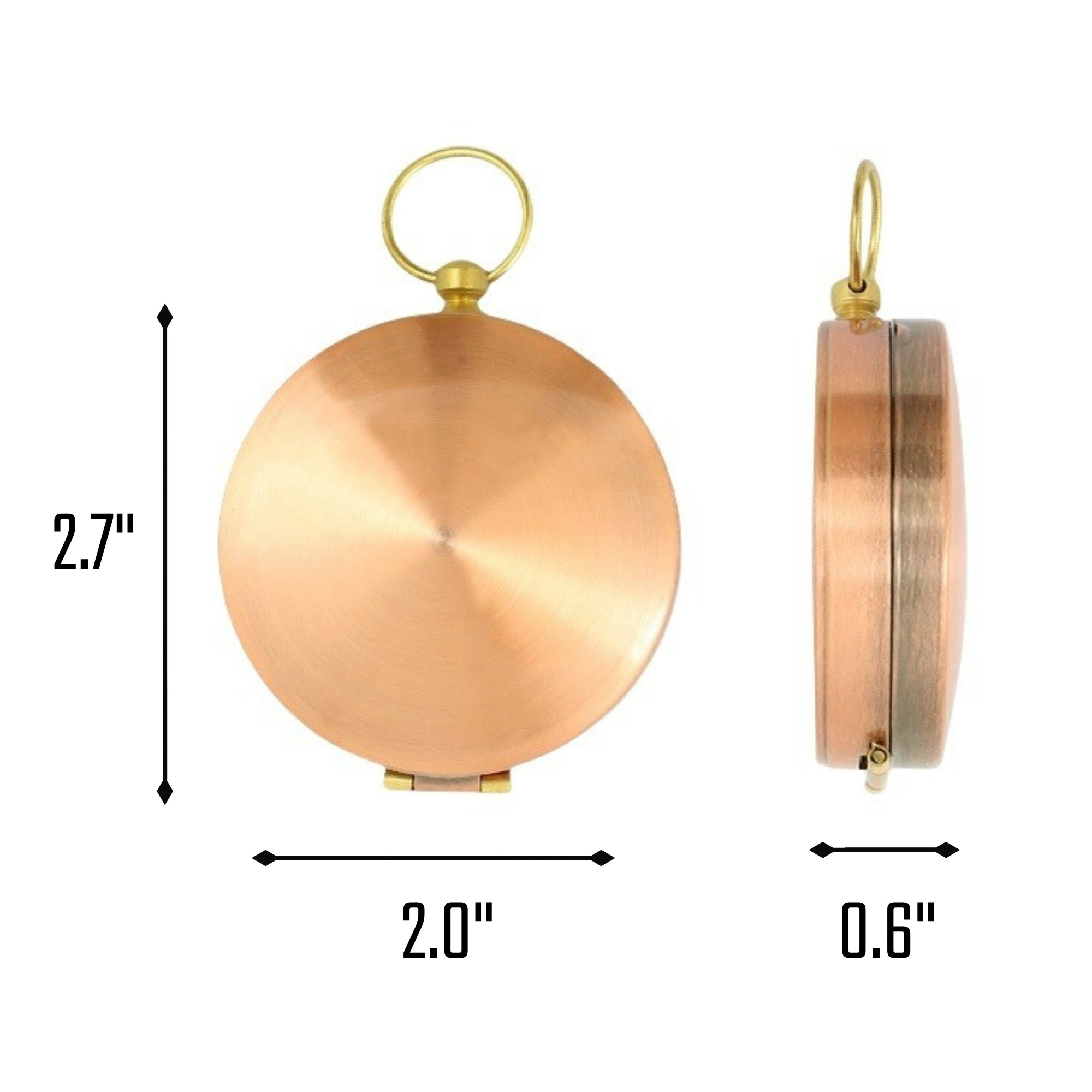 Metal Pocket Compass, custom sports ball with logo imprint 2