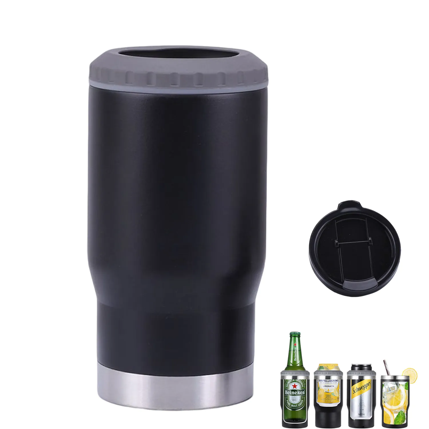 Multifunctional Stainless Steel Cup And Can Holder 1