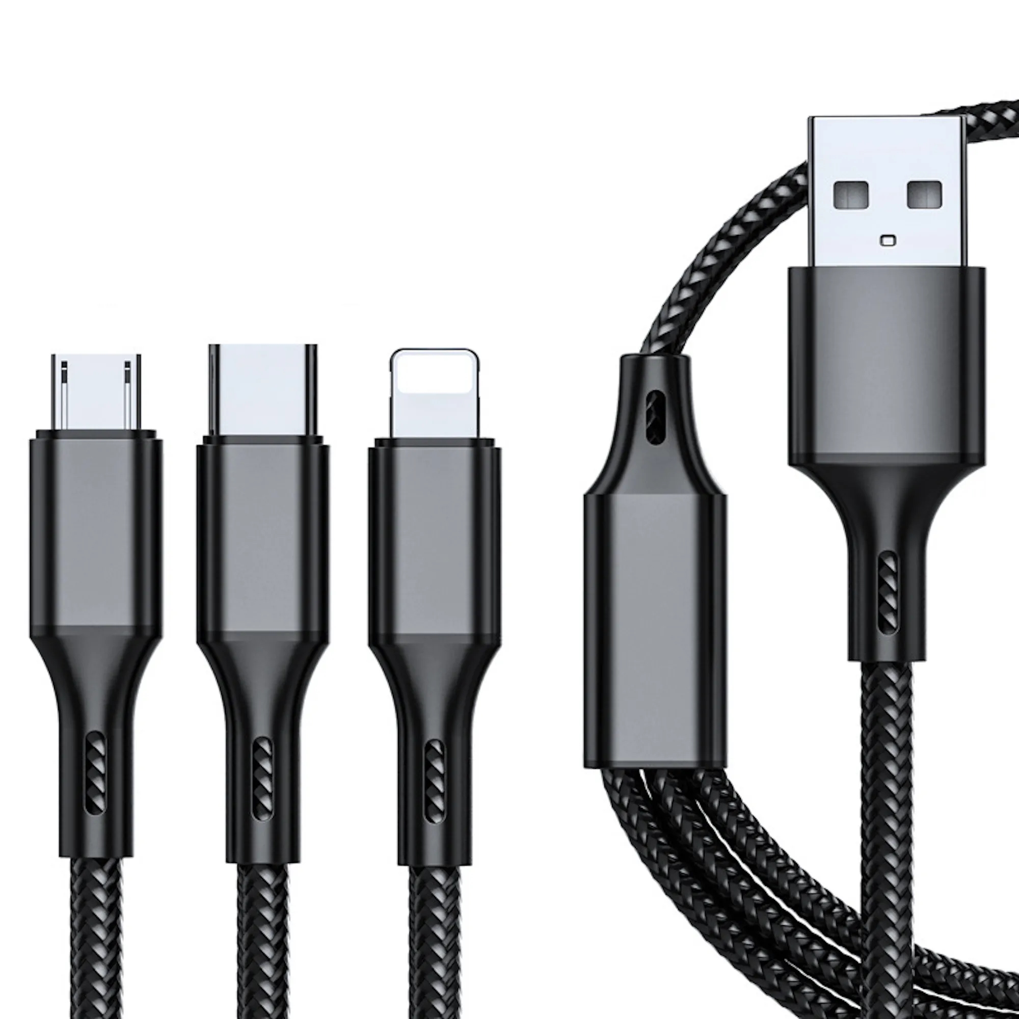 3 in 1 Fast Charging Cables Keyring 8
