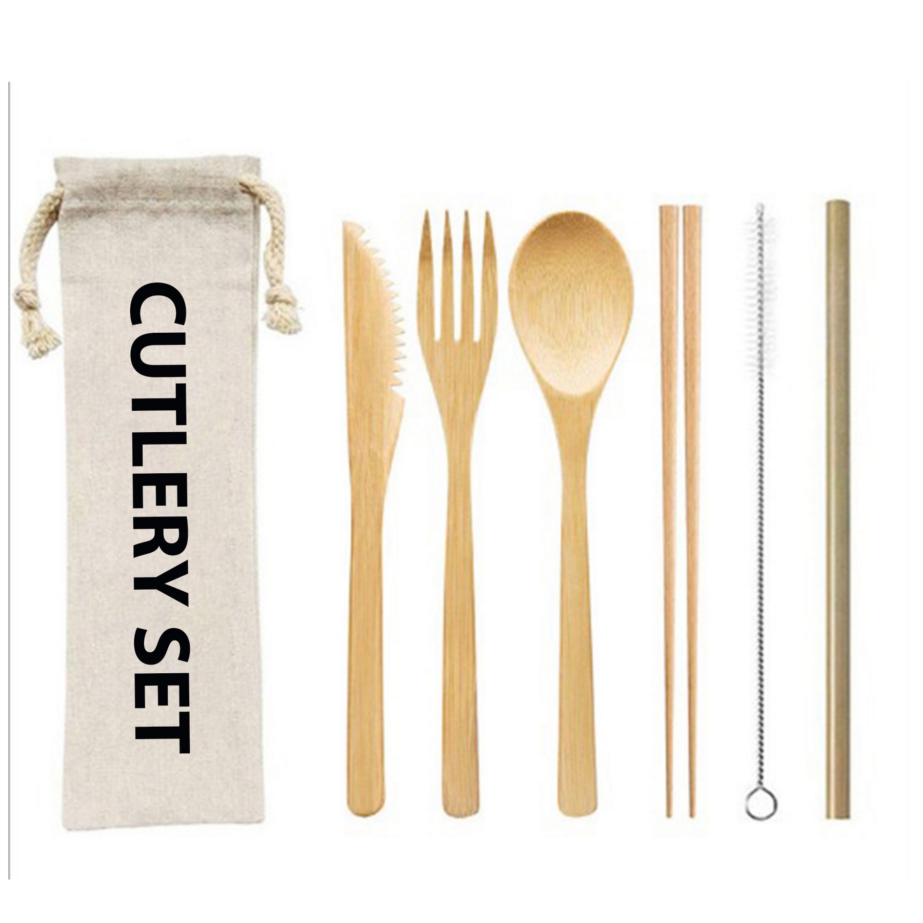 Bamboo Utensil Set