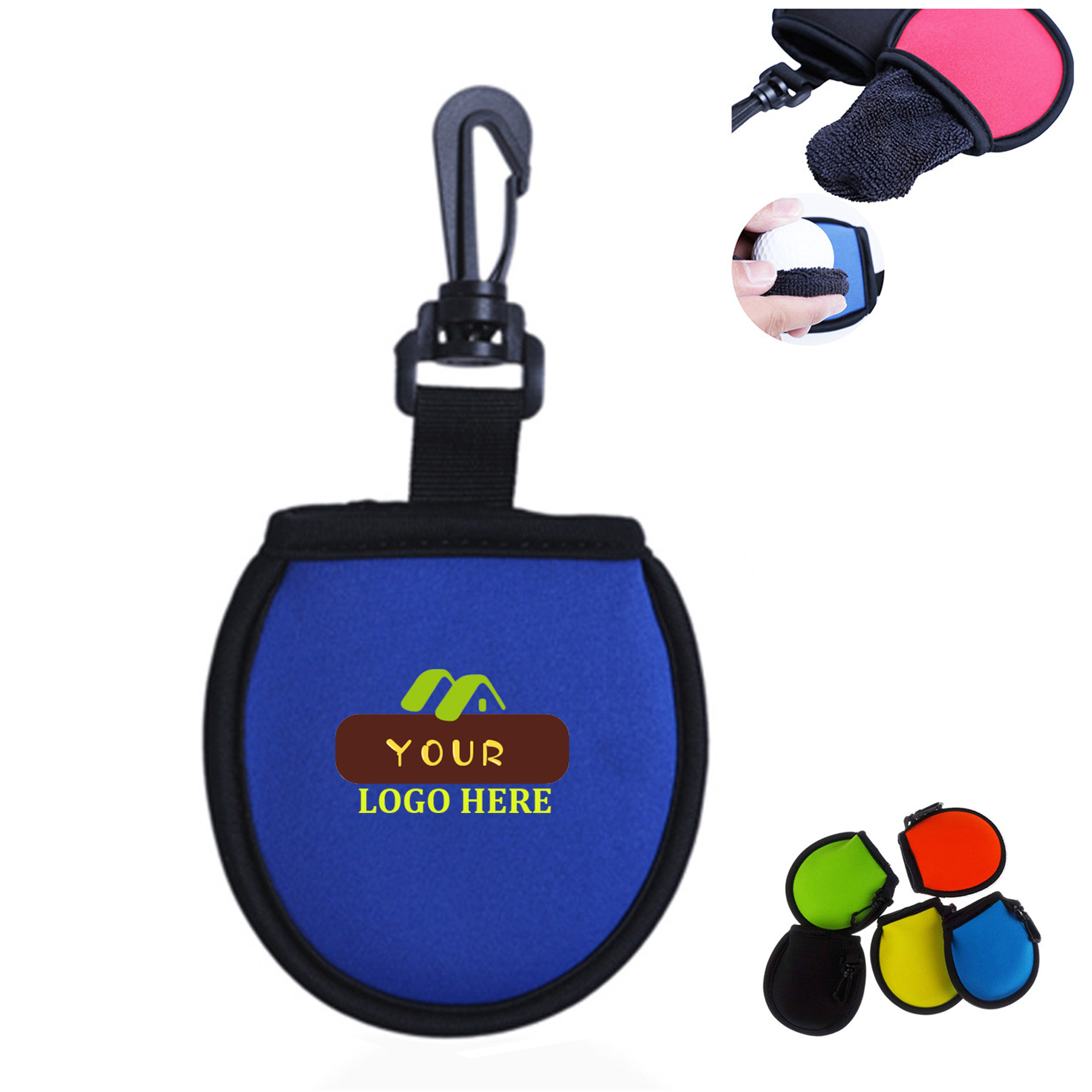 Portable Golf Ball Cleaner Pouch 1