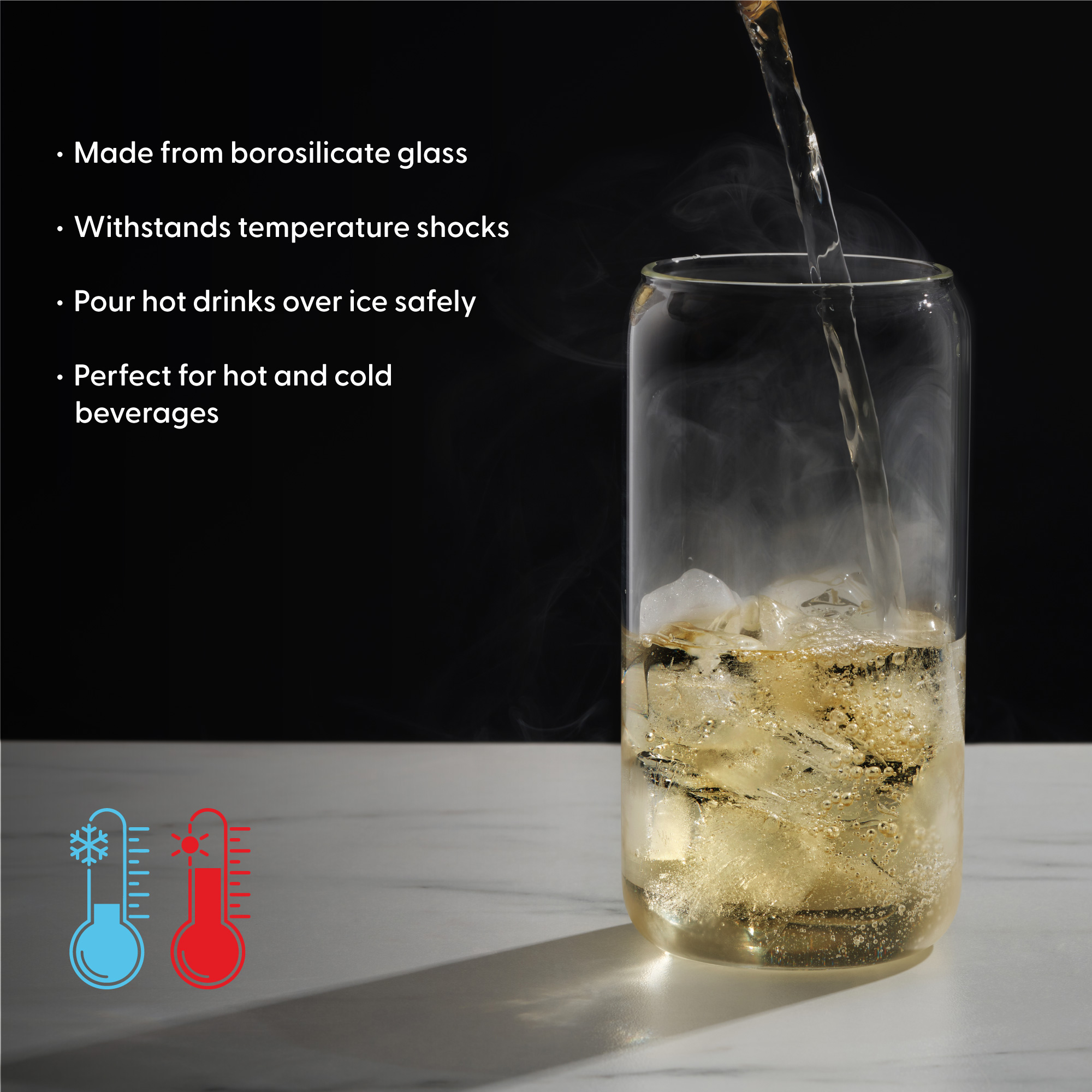 True® Everyday Glass Tumbler, set of 4 5