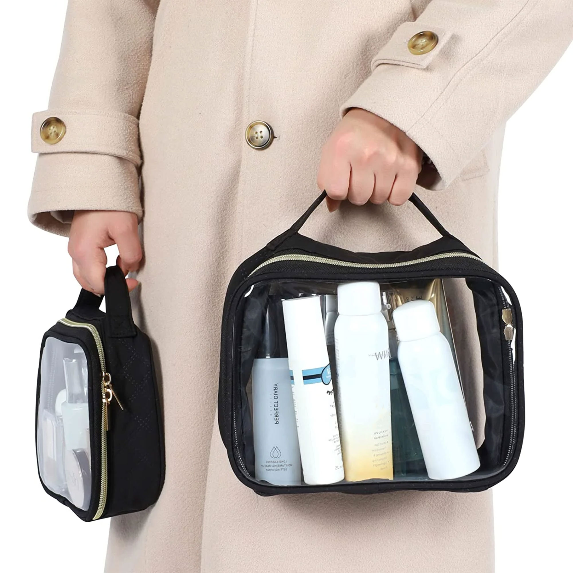 Clear Toiletry Bag with Handle 7