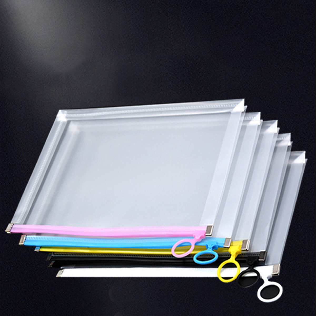 Transparent File Bag A4 Student Information Stationery 5