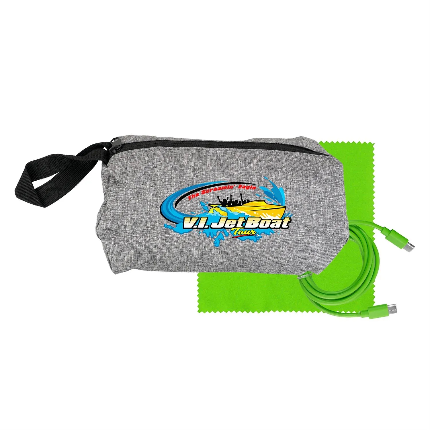 Travel C to C Cable & Cloth Set 12