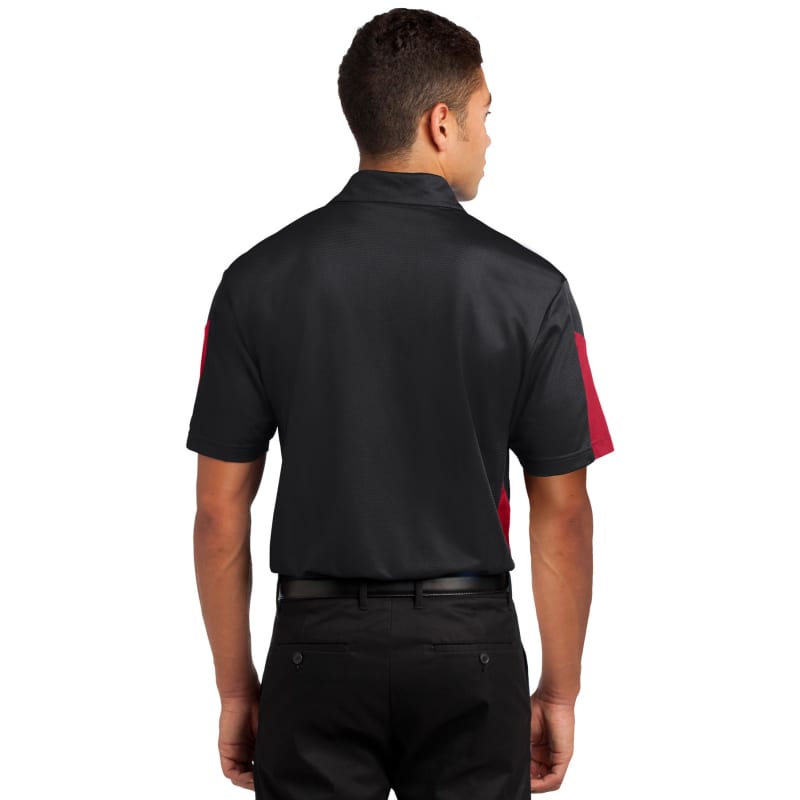 Sport-Tek PosiCharge Active Textured Colorblock Polo. 39