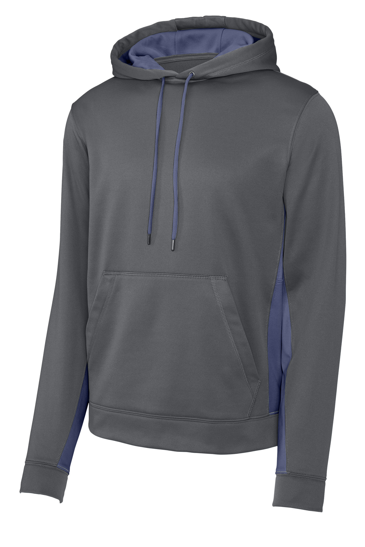 Sport-Tek Sport-Wick Fleece Colorblock Hooded Pullover. ST235 45