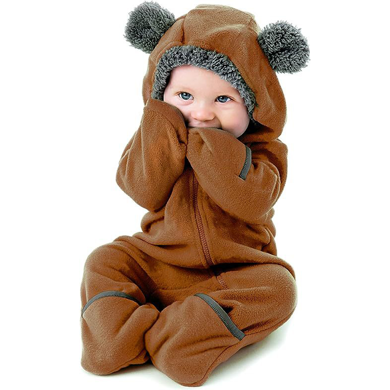 Fleece Baby Bunting Bodysuit 5