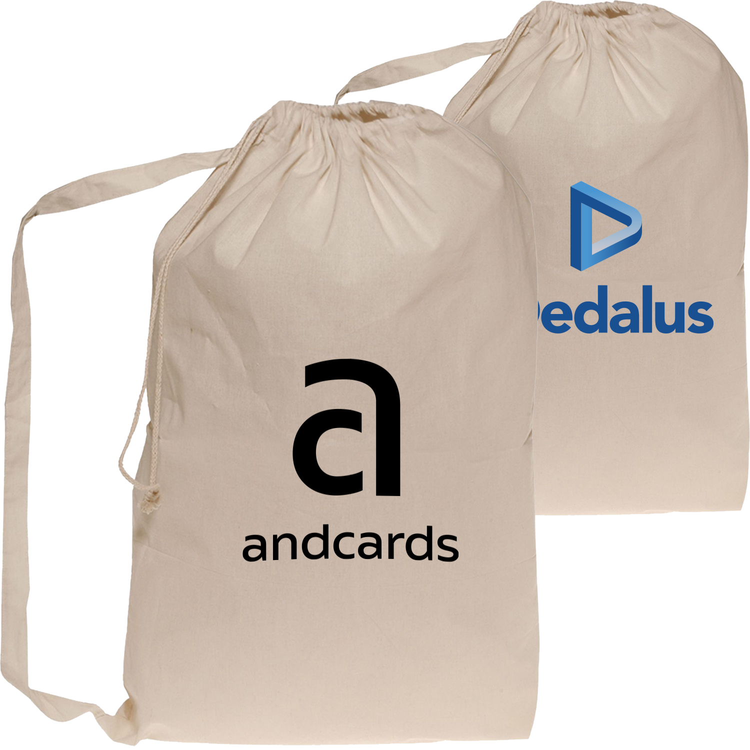Natural Cotton Laundry Bag 20" X 28" 2